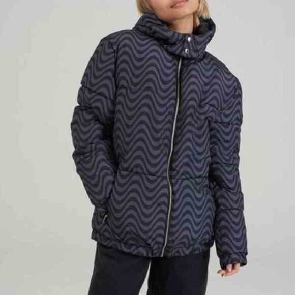 URBAN OUTFITTERS The Ragged Priest Unisex Ripple Puffer Jacket XL, NWT! - Picture 3 of 10